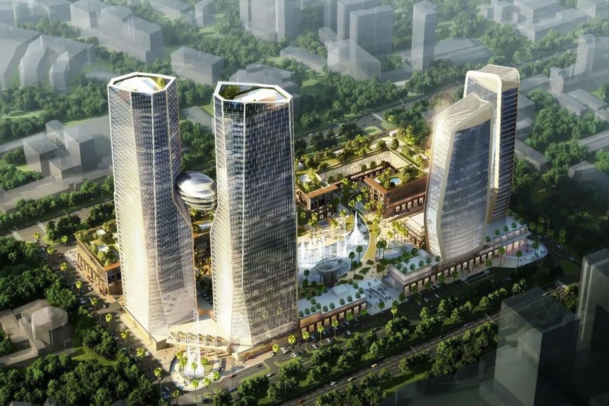 Cyberthum- High rise commercial façade